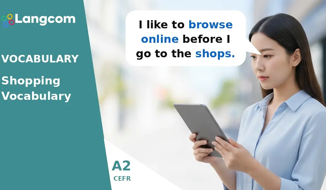 Essential A2 Shopping Vocabulary: Talk About Buying Things